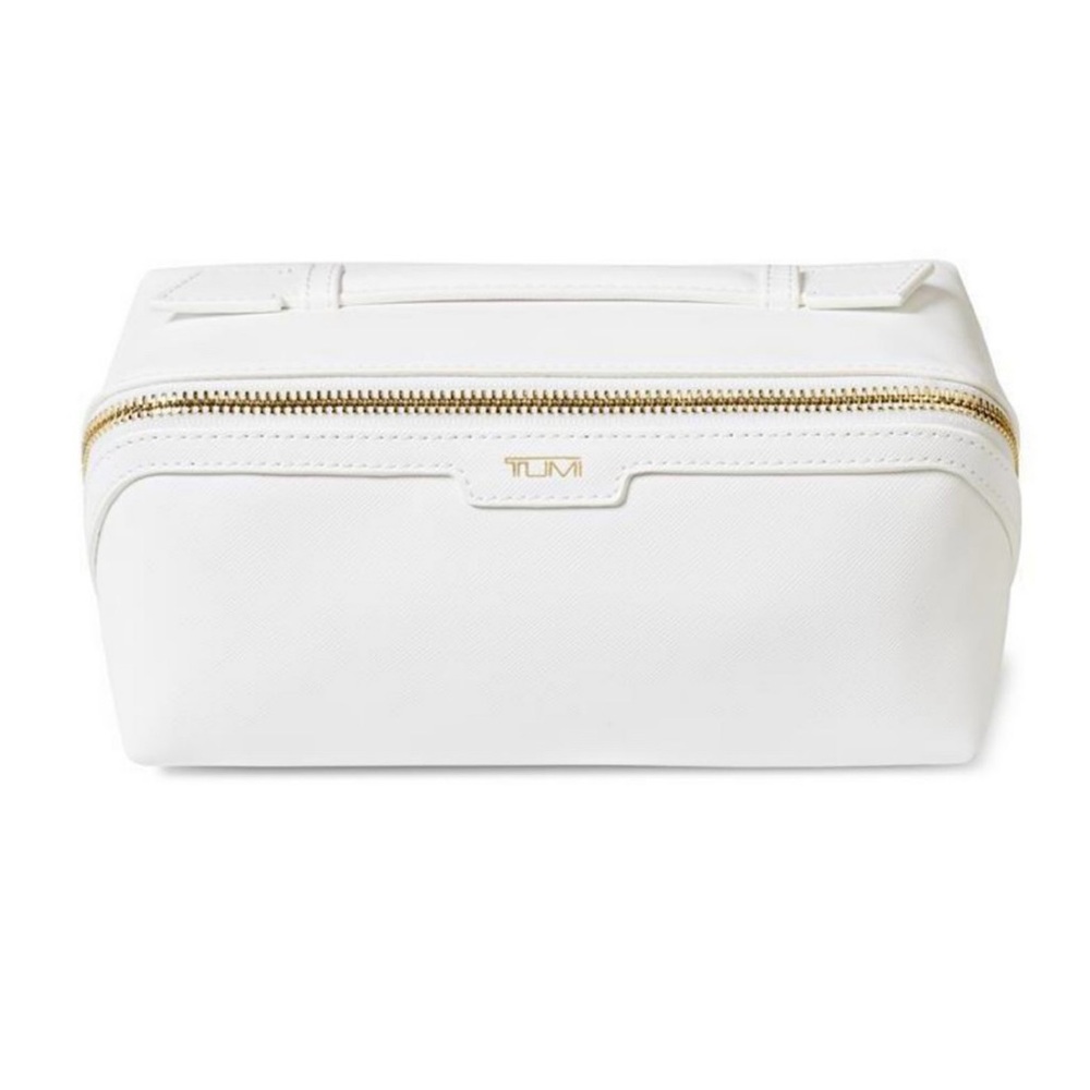 TUMI White Travel cosmetic Bag new - Picture 6 of 9